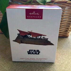 NIP 2023 Hallmark Keepsake Star Wars Jabba’s Sail Barge, The Khetanna